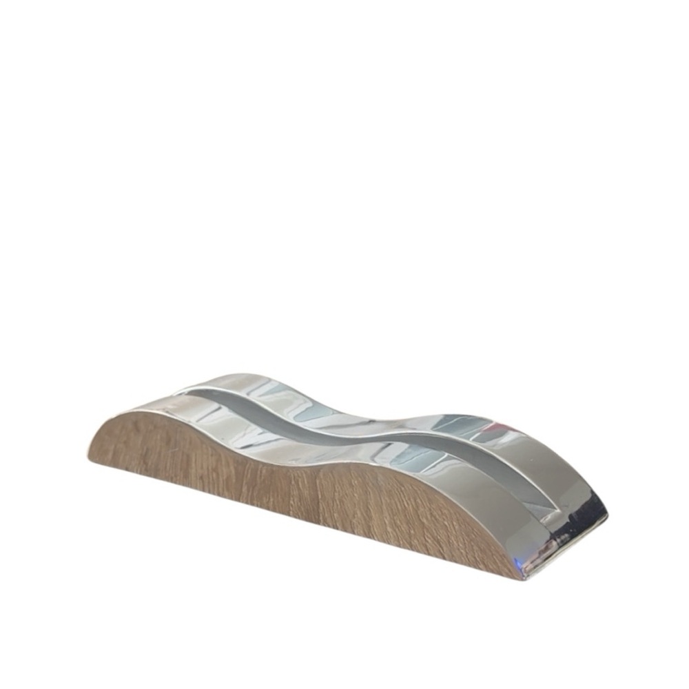 Nambe Wave By Karim Rashid 3050 Picture Photo Frame Stand Holder - Picture 6 of 10